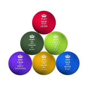 Keep Calm Golf Balls