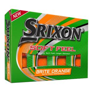 Srixon Soft Feel Brite Orange Golf Balls