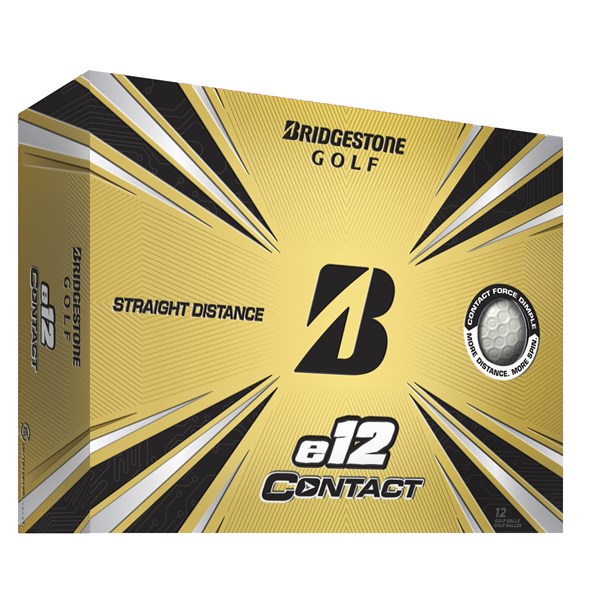 Bridgestone e12 Contact White Golf Balls (12 Balls)