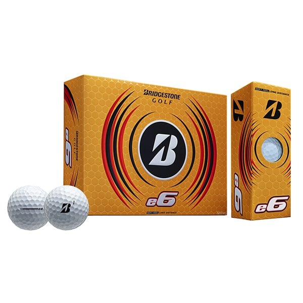 Bridgestone e6 Soft White Golf Balls (12 Balls)