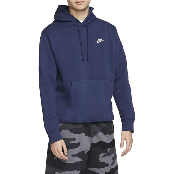 Nike	Mens Sportswear Club Brushed Back Fleece Pullover Hoodie