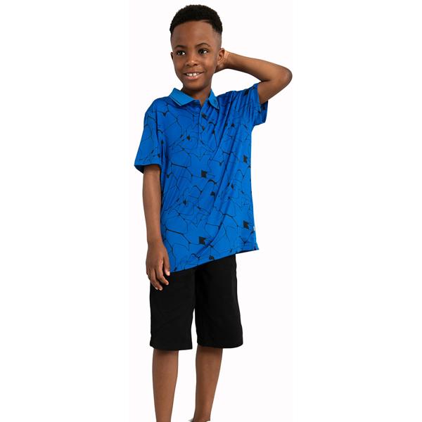 Calvin Klein Junior Cracked Print Polo Shirt