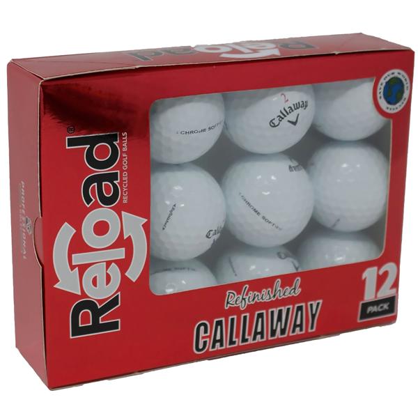 Reload Callaway Chrome Soft AA Grade Golf Balls (12 Balls)