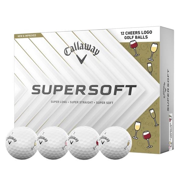 Limited Edition - Callaway SuperSoft Cheers Golf Balls (12 Balls)