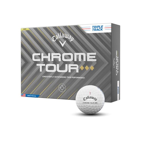 Callaway Chrome Tour Triple Diamond Triple Track Golf Balls (12 Balls)