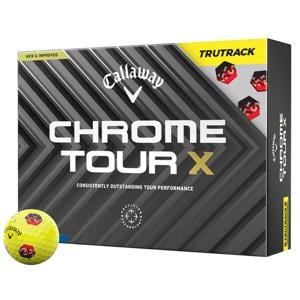 Callaway Chrome Tour X TruTrack Yellow Golf Balls