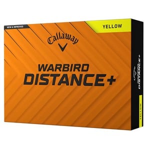 Callaway Warbird Distance + Yellow Golf Balls