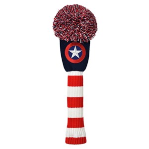 Originals Golf Captain USA Pom Pom Woods Headcovers