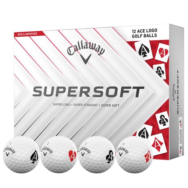 Limited Edition - Callaway SuperSoft Aces Golf Balls (12 Balls)
