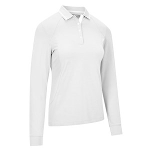 Callaway Ladies Long Sleeve Polo Shirt with Ribbing