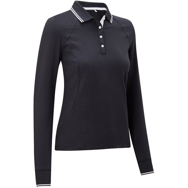 Callaway Ladies Long Sleeve Polo Shirt with Ribbing