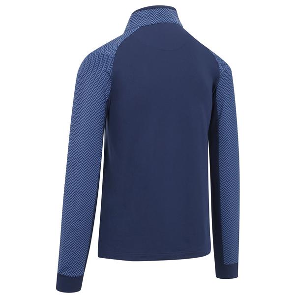 Callaway Mens Herringbone Print Chillout Pullover
