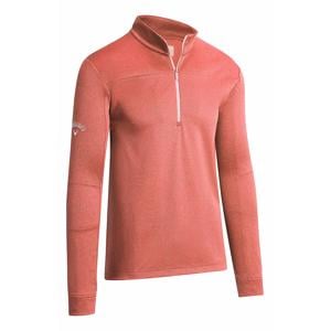 Callaway Mens Pieced Waffle 1/4 Zip Pullover Top
