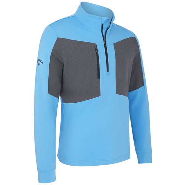 Callaway Mens Aquapel 1/2 Zip Mixed Media Pullover