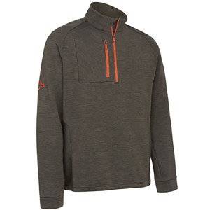 Callaway Mens Heather Stripe Fleece Pullover