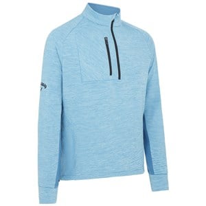 Callaway Mens Heather Stripe Fleece Pullover