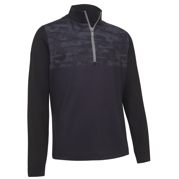 Callaway Mens 1/4 Zip Camo Print Pullover