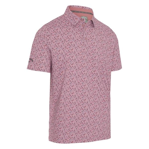 Callaway Mens Novelty Confetti Print Polo Shirt