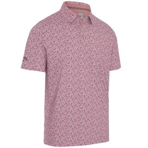 Callaway Mens Novelty Confetti Print Polo Shirt - SALE