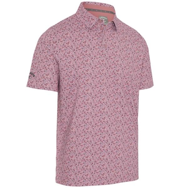 Callaway Mens Novelty Confetti Print Polo Shirt - SALE