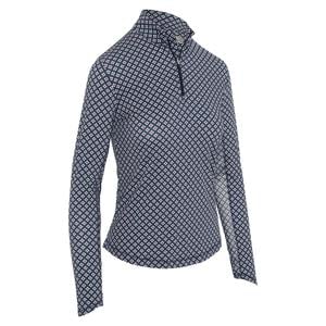 Callaway Ladies Mini Geo Sun Protect Knit Pullover