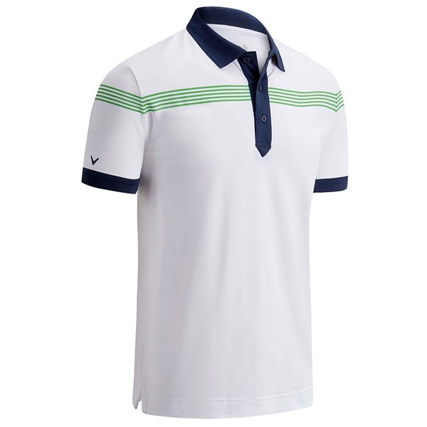 Callaway Mens Linear Print Polo Shirt