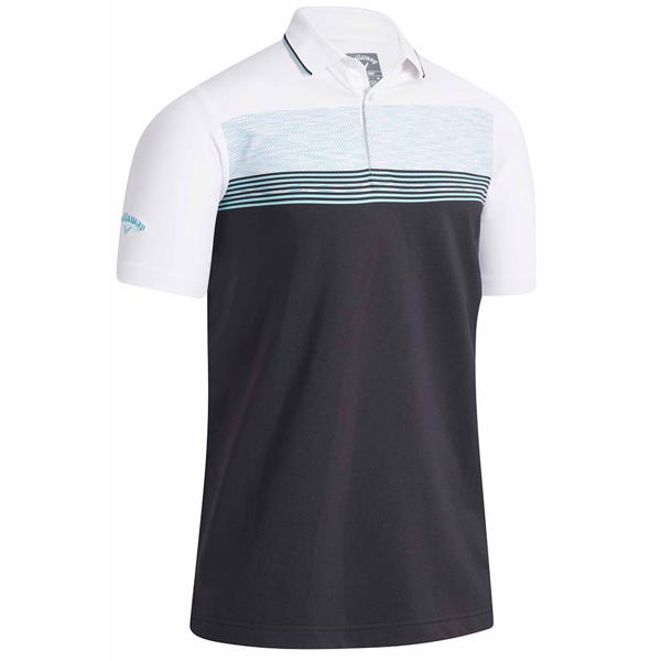 Callaway Mens Micro Geo Jacquard Polo Shirt