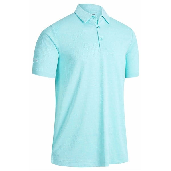 Callaway Mens Heathered Jacquard Polo Shirt