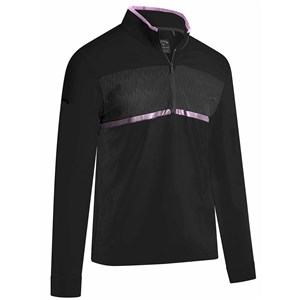 Callaway Mens Pieced Printed 1/4 Zip Pullover Top