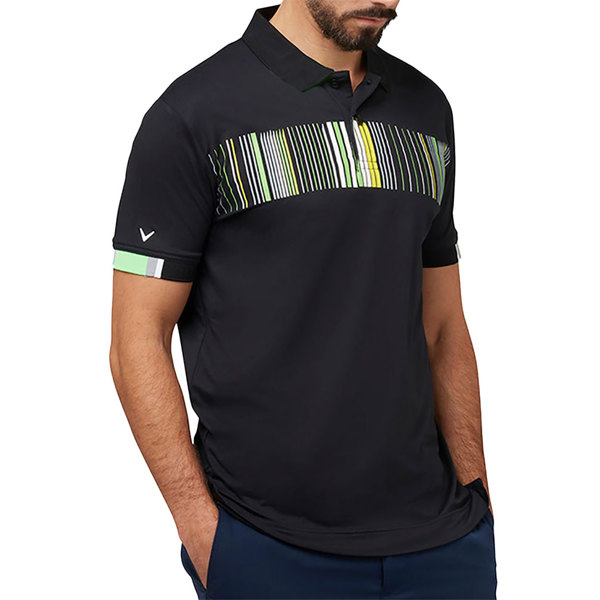 Callaway Mens Multi-Colour Floppy Disk Print Polo Shirts
