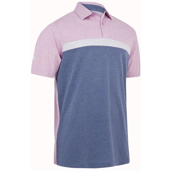 Callaway Mens Soft Touch Colour Block Polo Shirt