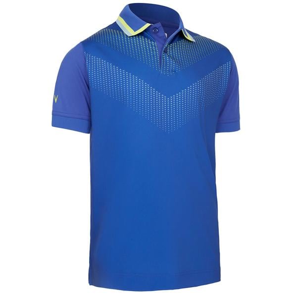 Callaway Mens X-Series Ombre Chev Print Polo Shirt