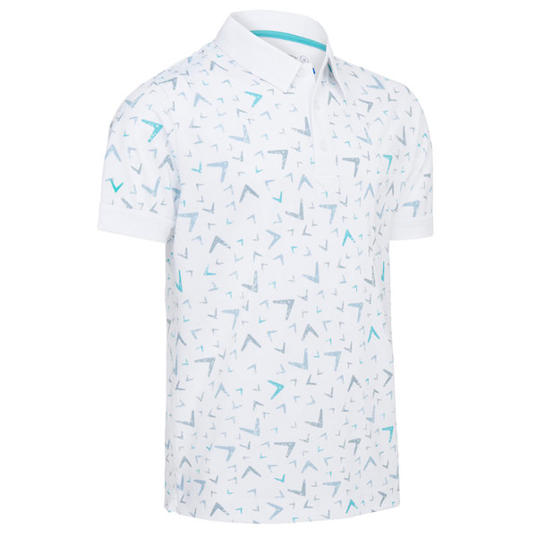 Callaway Mens X-Series All Over Chev Geo Polo Shirt