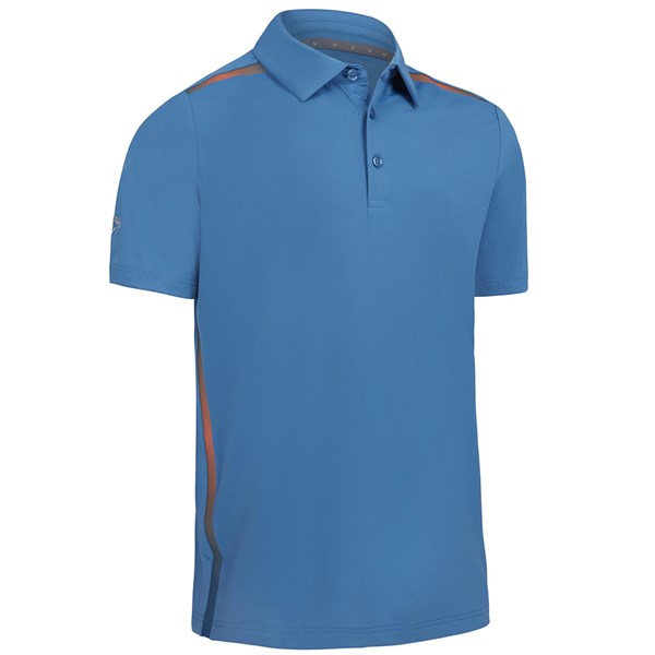 Callaway Mens Chroma Stripe Mesh Polo Shirt