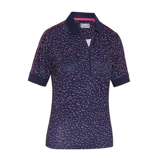 Callaway Ladies Chev Printed Polo Shirt