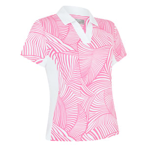 Callaway Ladies Stencil Floral Polo Shirt