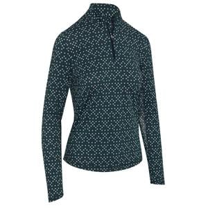 Callaway Ladies Fashion Printed Sun Protection 1/4 Zip Pullover