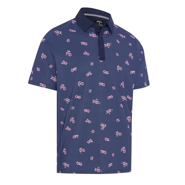 Callaway Mens Azalea Gingham Polo Shirt