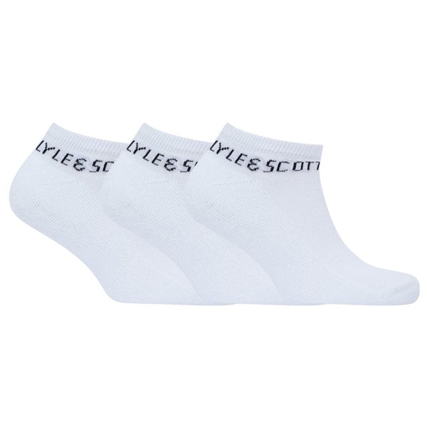 Lyle and Scott Mens Chester Ankle Socks (3 Pairs)