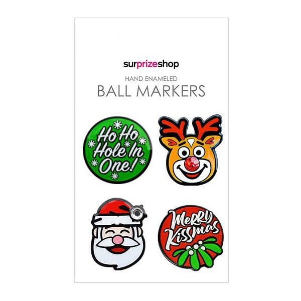 christimas golf ball marker set