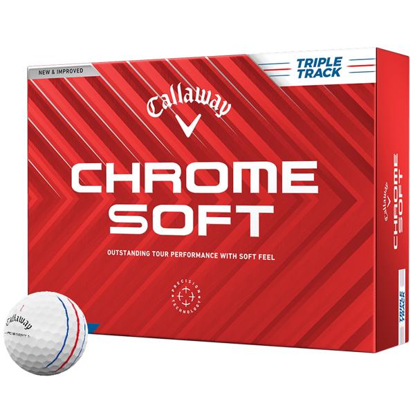 Callaway Chrome Soft Triple Track Golf Balls (12 Balls)