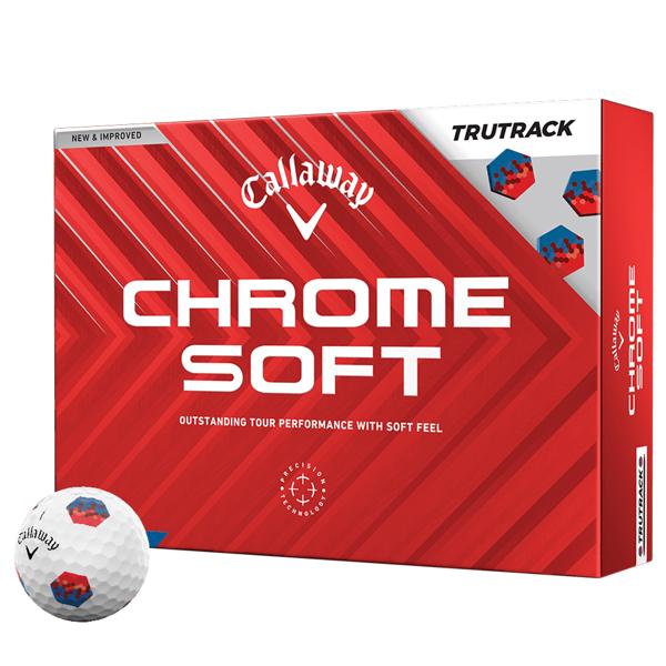 Callaway Chrome Soft TruTrack White Golf Balls (12 Balls)