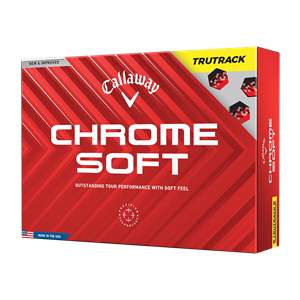 Callaway Chrome Soft TruTrack Yellow Golf Balls