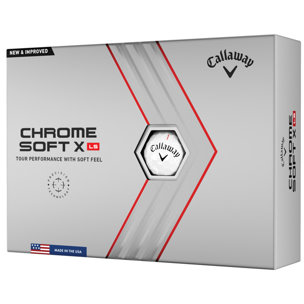 Callaway Chrome Soft X LS Golf Balls (12 Balls)