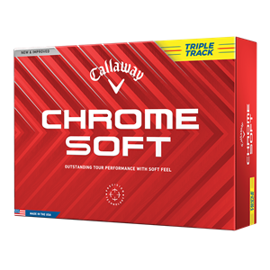 Callaway Chrome Soft Triple Track Yellow Golf Balls