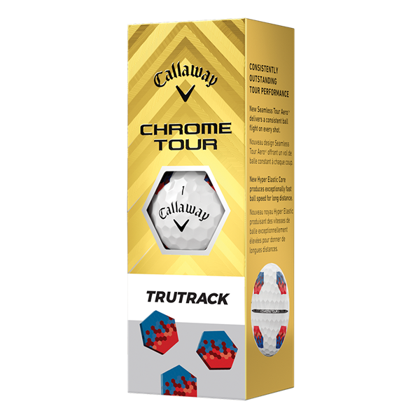 chrome tour trutrack white 3 ball 2024