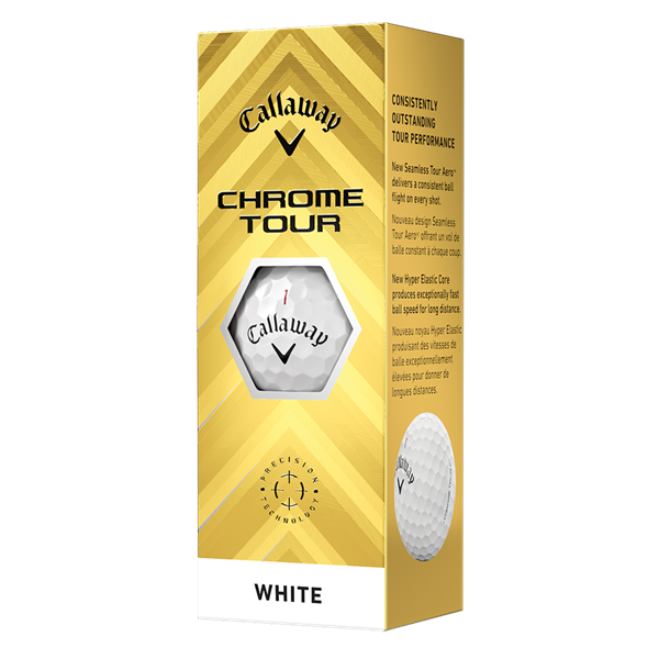 chrome tour white 3 ball 2024