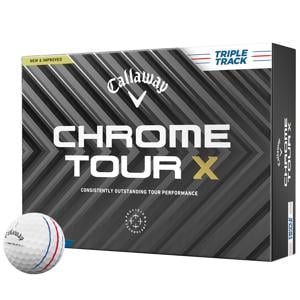Callaway Chrome Tour X Triple Track White Golf Balls