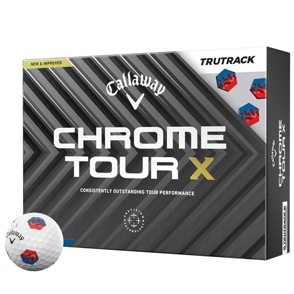 Callaway Chrome Tour X TruTrack White Golf Balls (12 Balls)