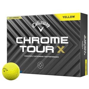 Callaway Chrome Tour X Yellow Golf Balls